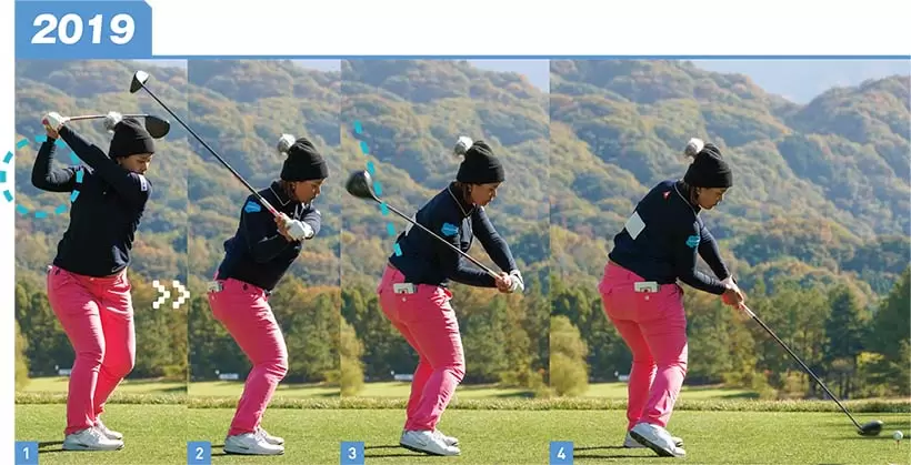 鈴木愛,スイング連続