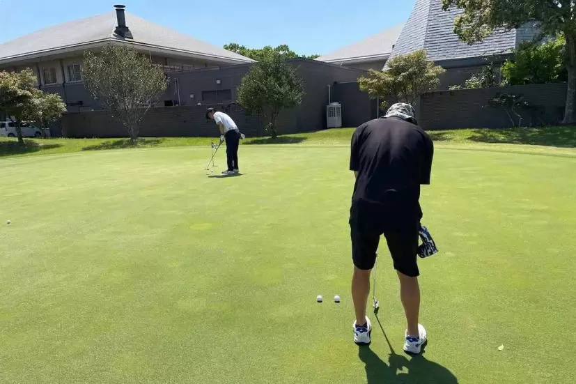 ゴルフ場,練習グリーン