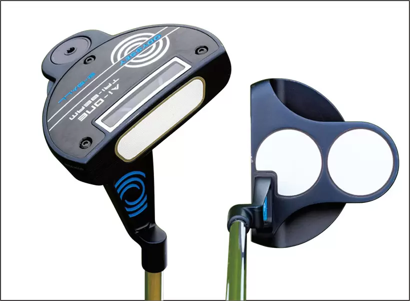 オデッセイAi-ONE トライビーム 2-BALLパター