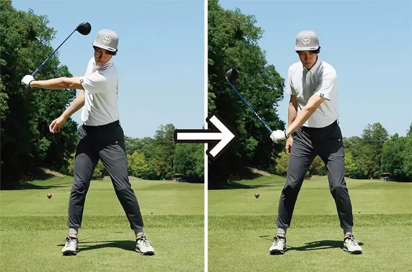 左手のほうがクラブヘッドの重心を感知しやすい人は左手素振りでOK。