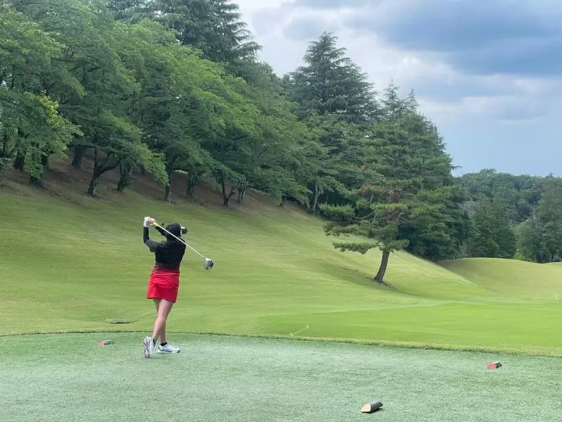 ゴルフ場,女性ゴルファー,女性イベント