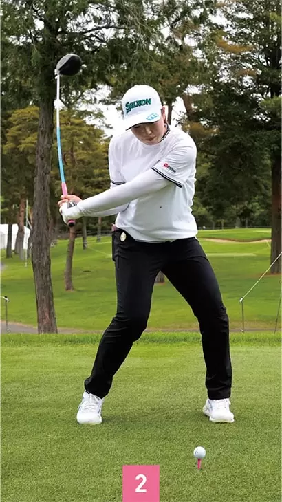 竹田麗央スイング