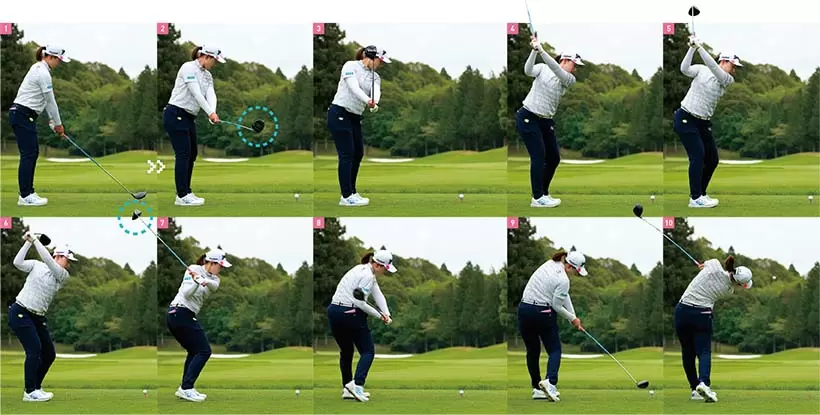 竹田麗央スイング