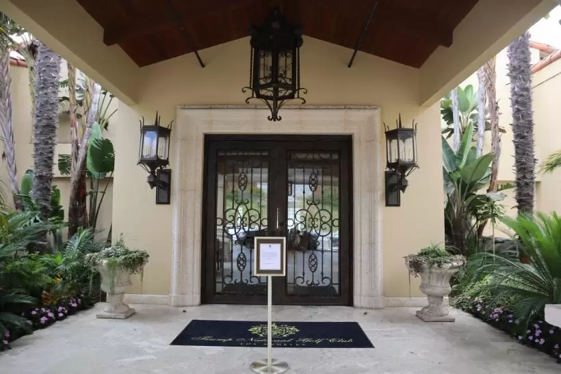 海外ゴルフ場,アメリカゴルフ,エントランス