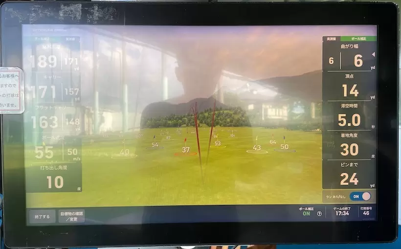 7W（21度）の飛距離