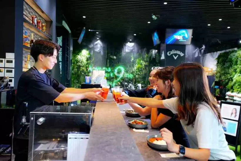 ゴルフ女子,シミュレーションゴルフ