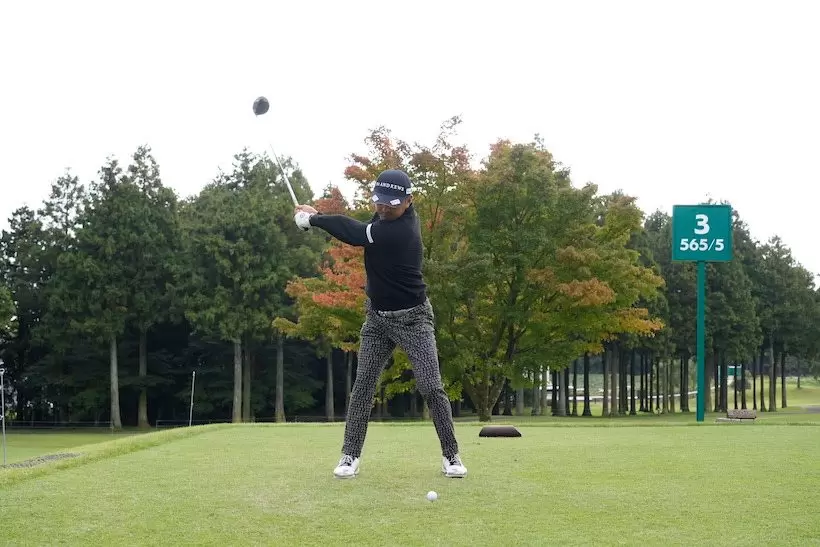 岩田寛,連続写真,ドライバー,スイング