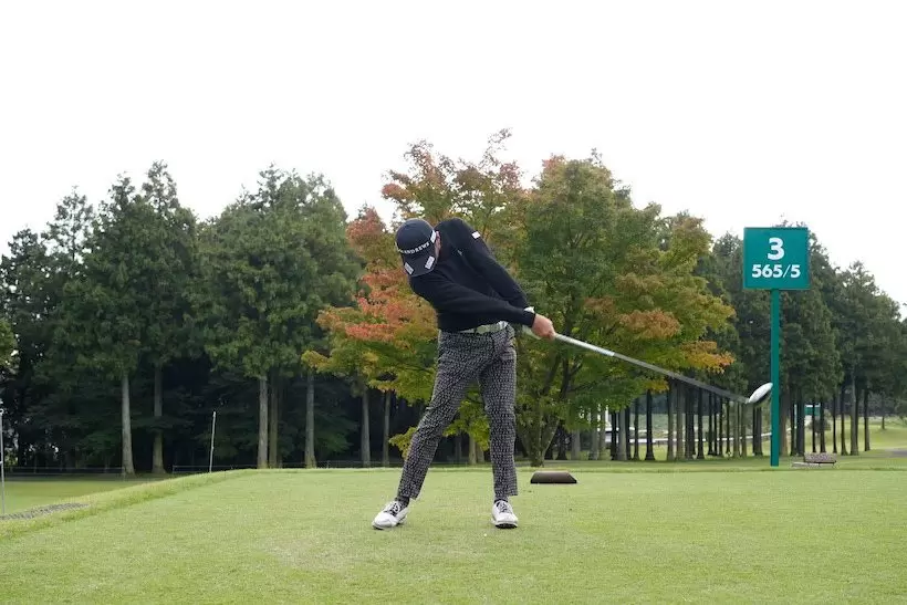 岩田寛,連続写真,ドライバー,スイング