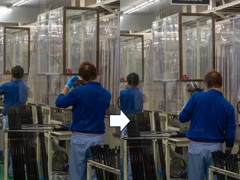 シャフト扱き（しごき）塗装,HONMA,シャフト