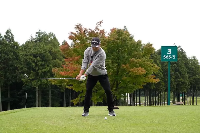 河本力,ドライバー,スイング,ドライビングディスタンス