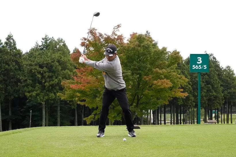河本力,ドライバー,スイング,ドライビングディスタンス