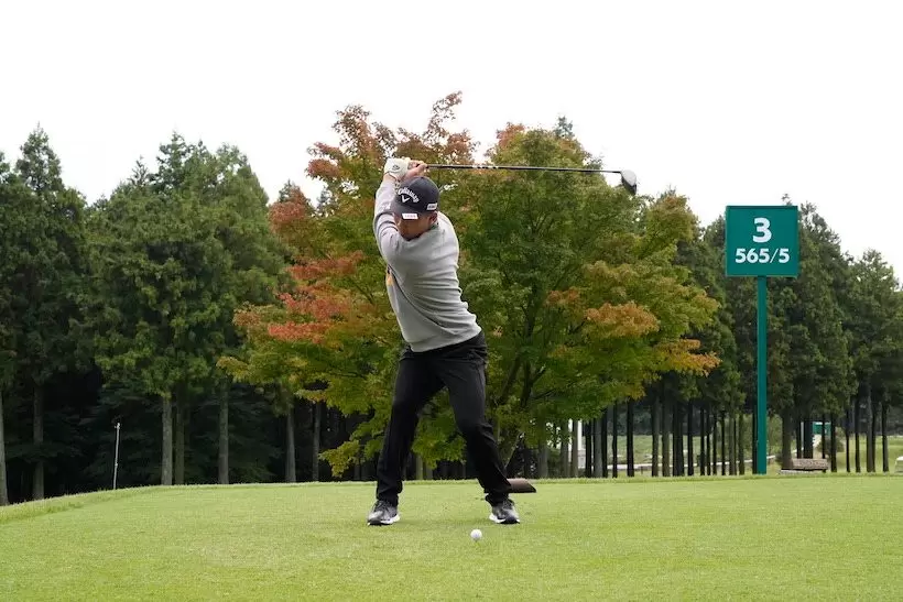 河本力,ドライバー,スイング,ドライビングディスタンス