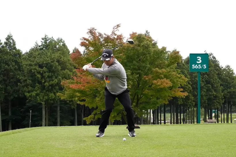 河本力,ドライバー,スイング,ドライビングディスタンス