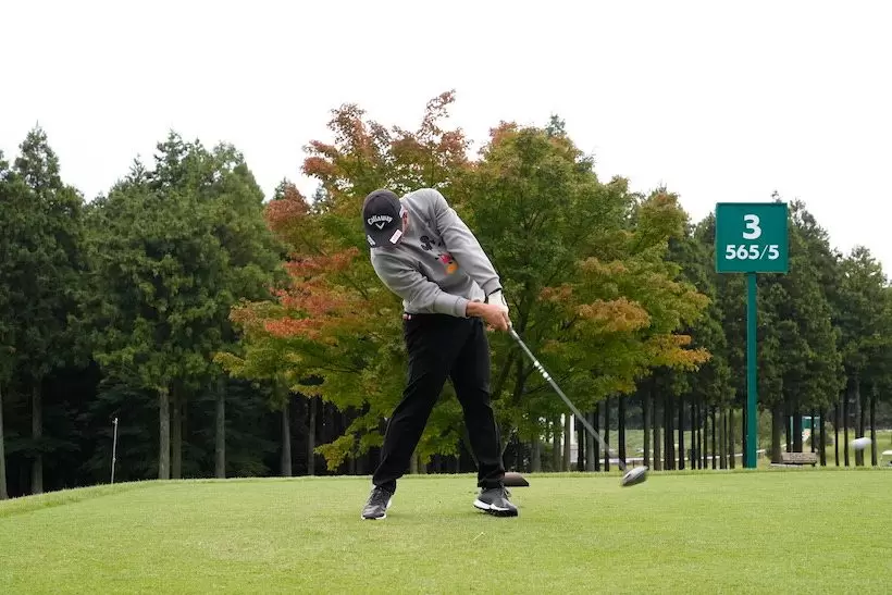 河本力,ドライバー,スイング,ドライビングディスタンス