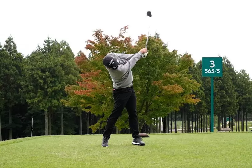 河本力,ドライバー,スイング,ドライビングディスタンス