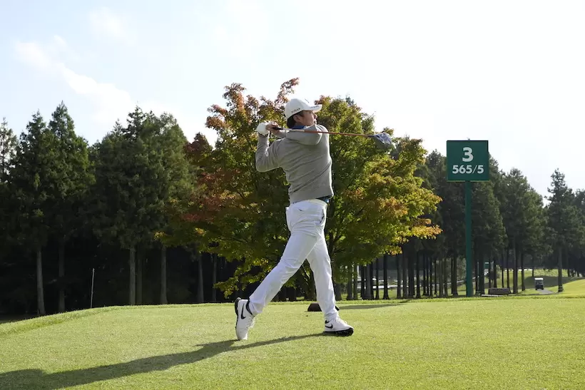 清水大成,ドライバースイング,連続写真