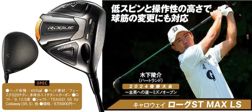 キャロウェイ ローグST MAX LS