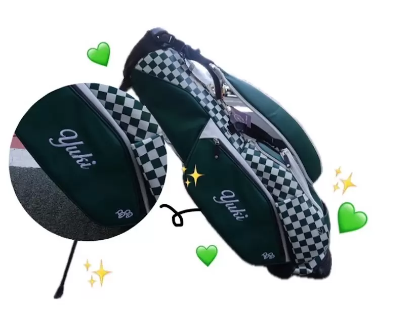 キャディバッグ,オリジナル,ネーム刺繍