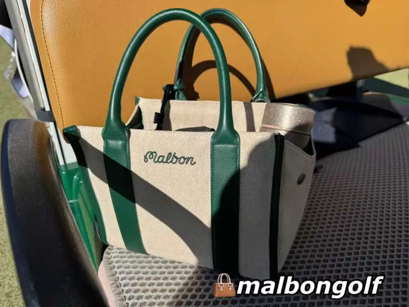 ゴルフ女子,バックの中身,カートバッグ,malbon
