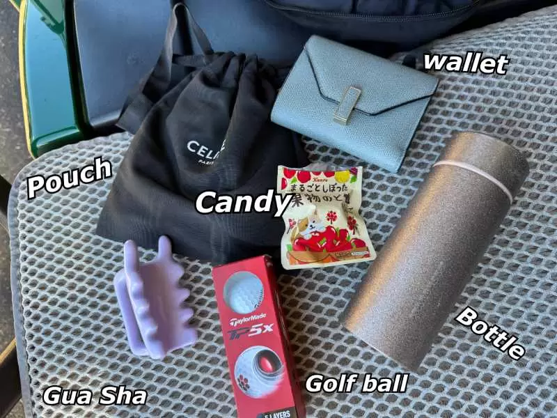 ゴルフ女子,バックの中身,カートバッグ