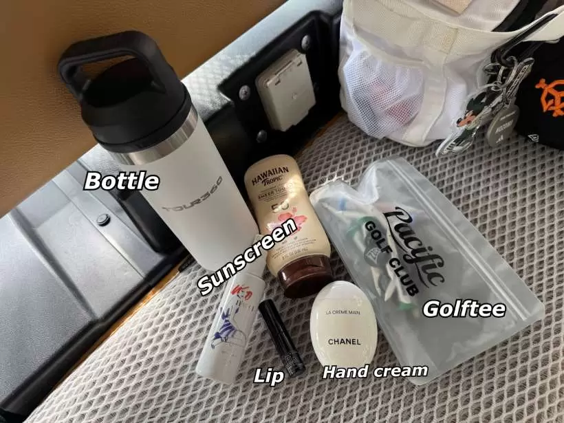 ゴルフ女子,バックの中身,カートバッグ