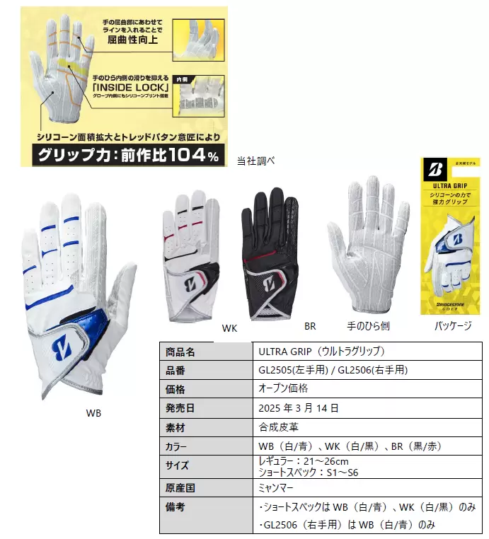 グローヴ,ブリヂストン