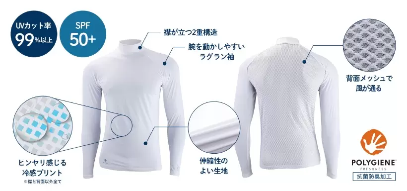 アイスメッシュ,インナー,猛暑対策,ゴルフアイテム