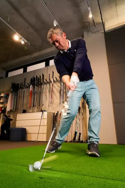 石井良介,7番アイアンの飛距離