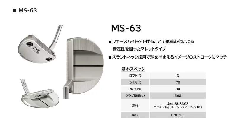 プロギア,パター,