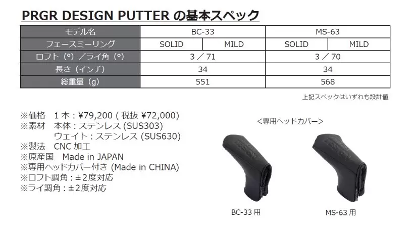プロギア,パター,
