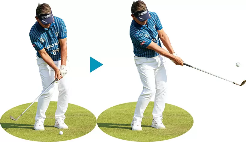 打ち急がずリズムよく振ることが基本！