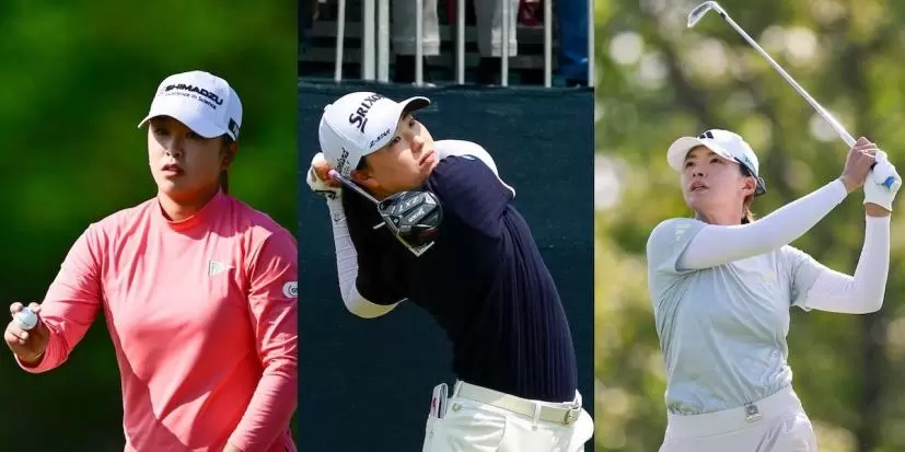 西郷真央,竹田麗央,渋野日向子