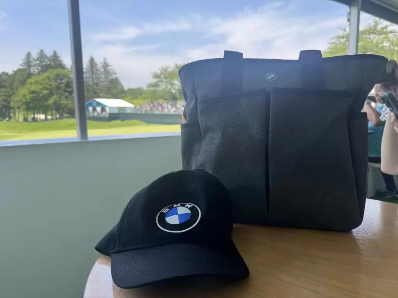 BMW,ゴルフトーナメント,トーナメント取材,ツアー選手権,ラウンジ