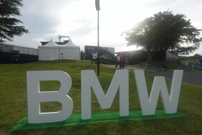 BMW,ゴルフトーナメント,トーナメント取材,ツアー選手権,ラウンジ