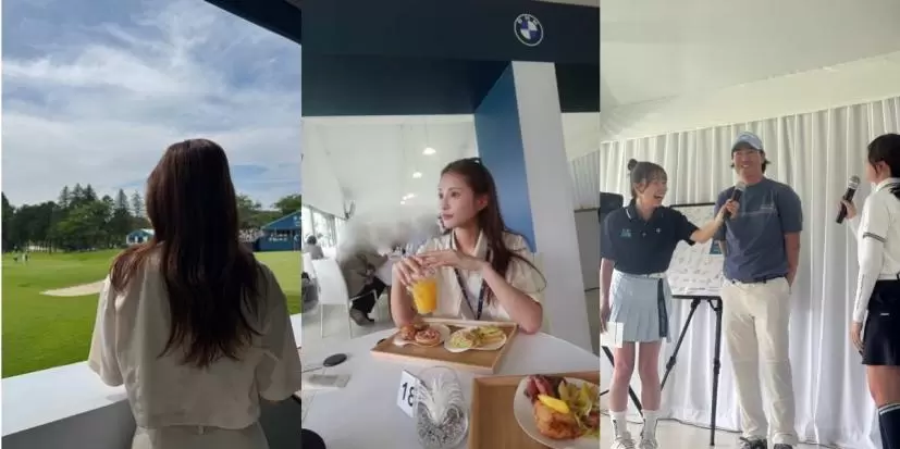 BMW,ゴルフトーナメント,トーナメント取材,ツアー選手権,ラウンジ