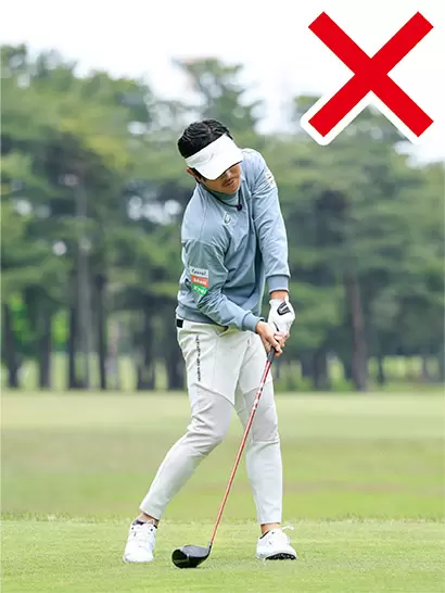 カラダばかり回そうとして振り遅れるパターンも多い。