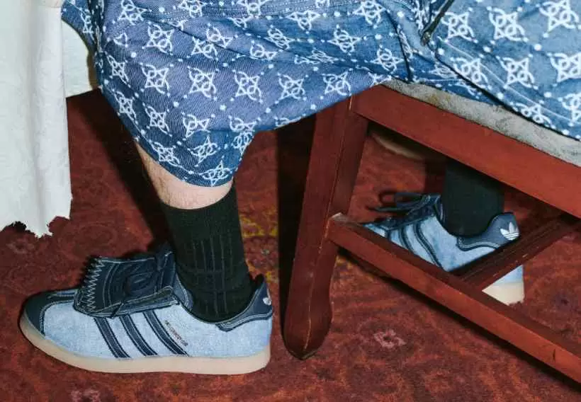 コラボレーション,シューズ,ガゼル,アディダス,ゴルフシューズ,