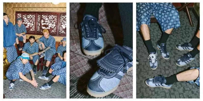 コラボレーション,シューズ,ガゼル,アディダス,ゴルフシューズ,