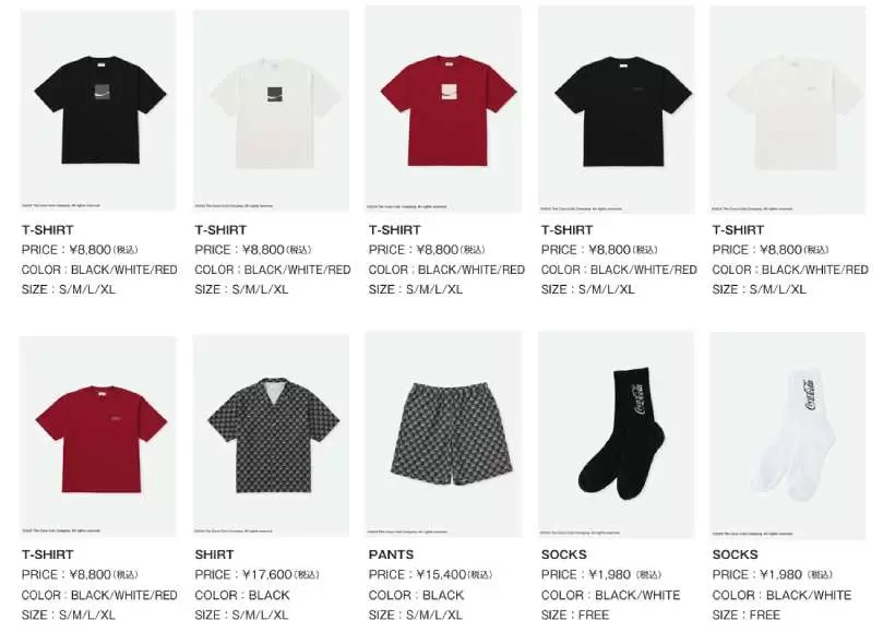 ジュングループ,コカコーラ,ジュンロペ,サタデーズ,コラボアイテム,ゴルフウェア