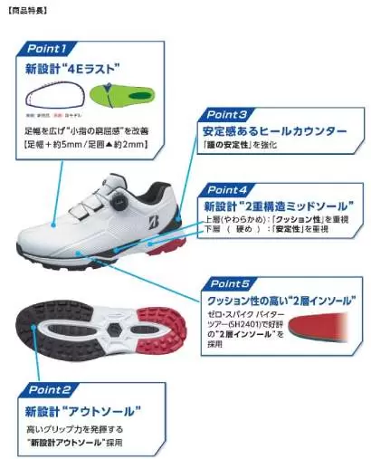ブリヂストン,ゴルフシューズ,ゴルフアイテム,スパイクレスシューズ
