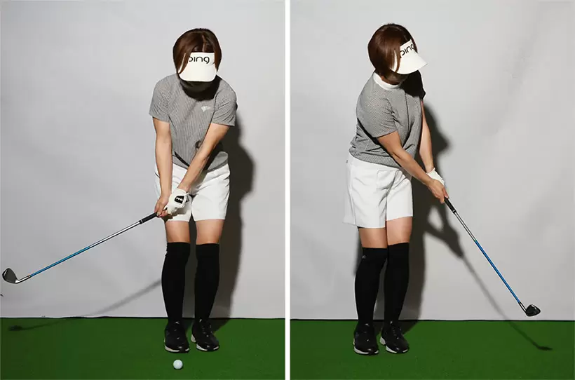 PWでランを使ってパットのように打てば振り幅は小さくて済む。そのぶんミスのリスクは減り、ミスした場合も大ケガになりにくい。