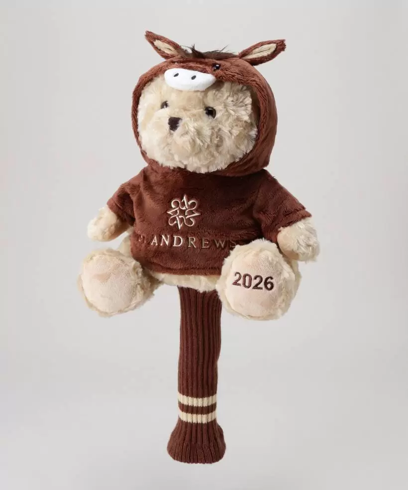 セントアンドリュース,ゴルフアイテム,テディベア,ドライバーカバー