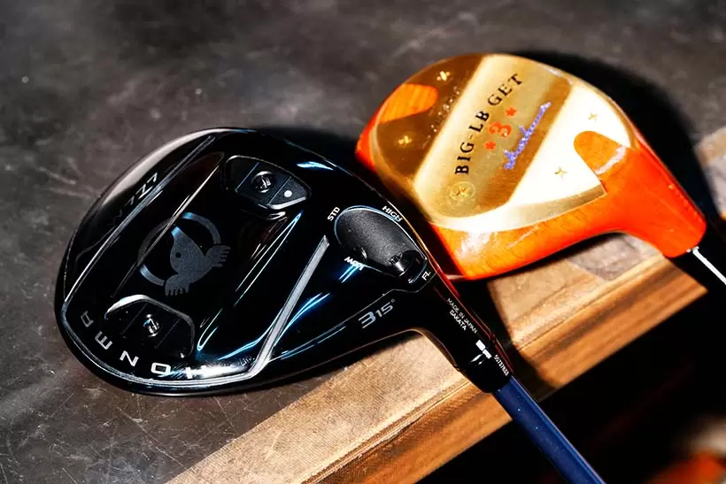 パーシモン時代の名器『BIG-LB』に採用されていたGETソール。