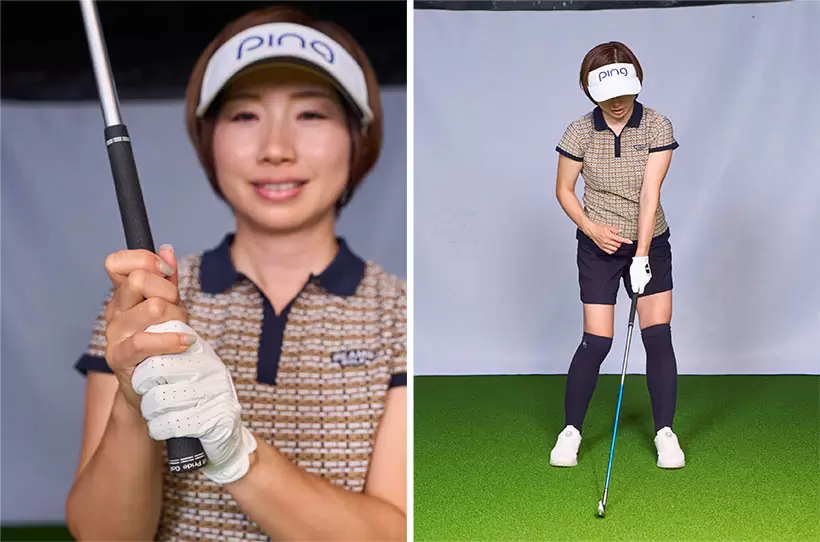 左手で打つイメージがもてる人に向くオーバーラッピング。右手は添えるだけの感じで握るのが本来の姿だ。