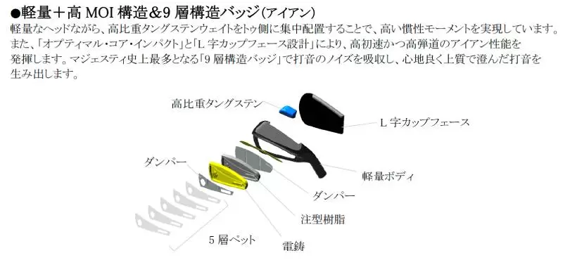 マジェスティ,ゴルフクラブ,MAJESTY