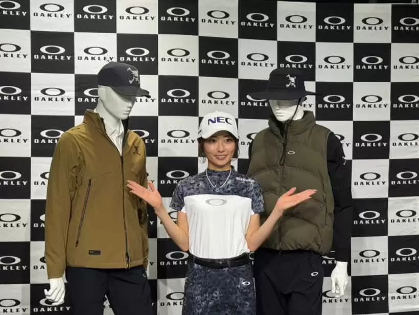 安田祐香,女子プロ,イベント,オークリー,サングラス,ゴルフブランド