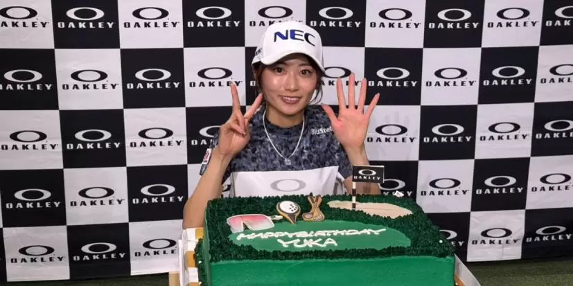 安田祐香,女子プロ,イベント,オークリー,サングラス,ゴルフブランド