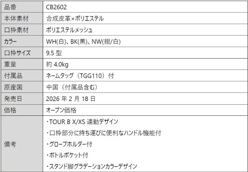 ブリヂストンゴルフ,キャディバッグ,ツアーモデル,レプリカモデル