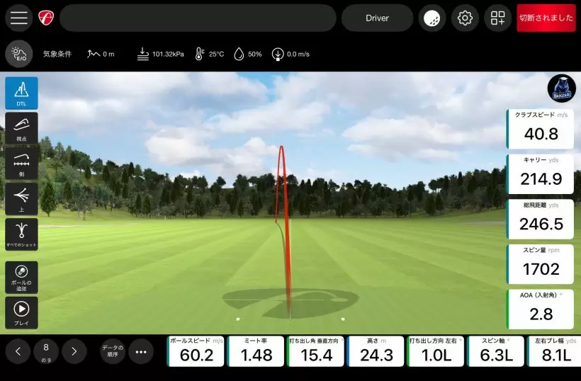 フライトスコープ,ゴルフ用弾道測定器