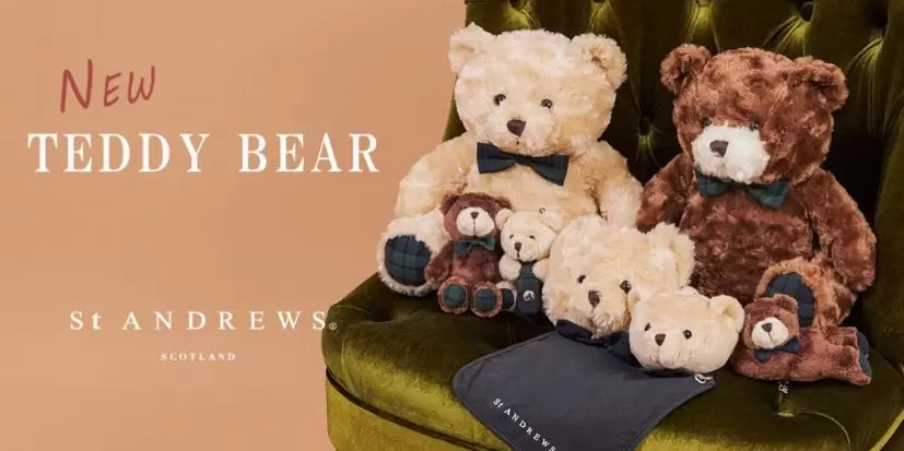セントアンドリュース,ゴルフアイテム,ゴルフブランド,テディベア